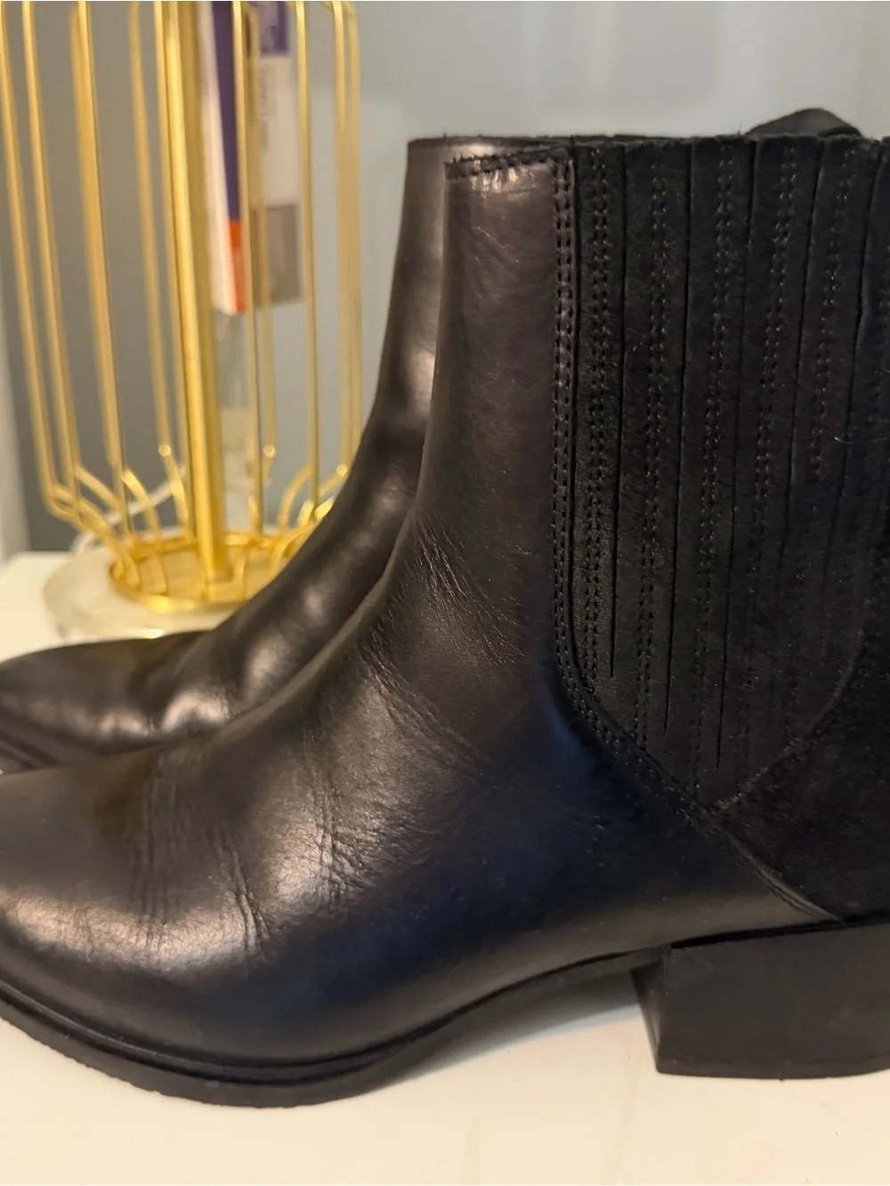 Tommy Hilfiger Black Chelsea Ankle Boots